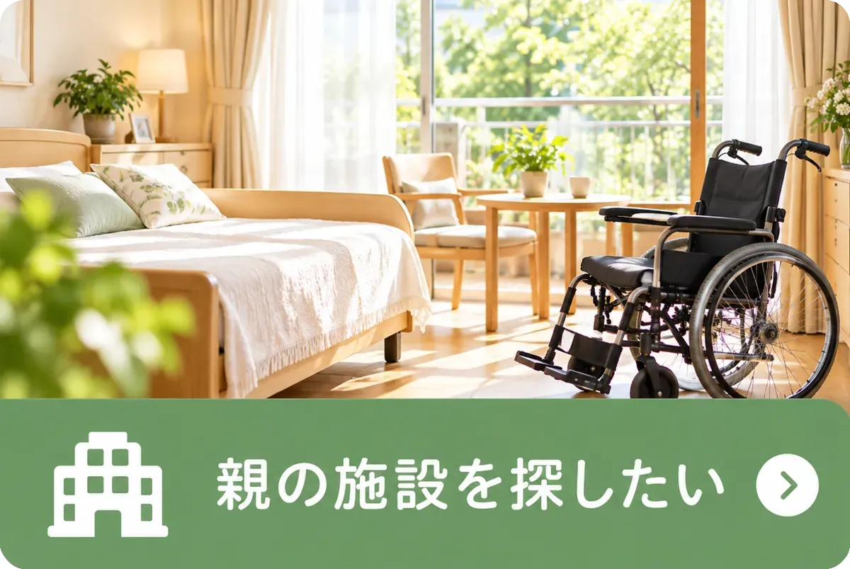 親の施設を探したい